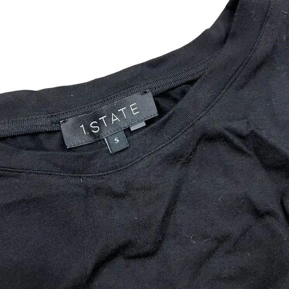 1. State Rich Black Lace Sleeve Jumper S - Picture 4 of 5